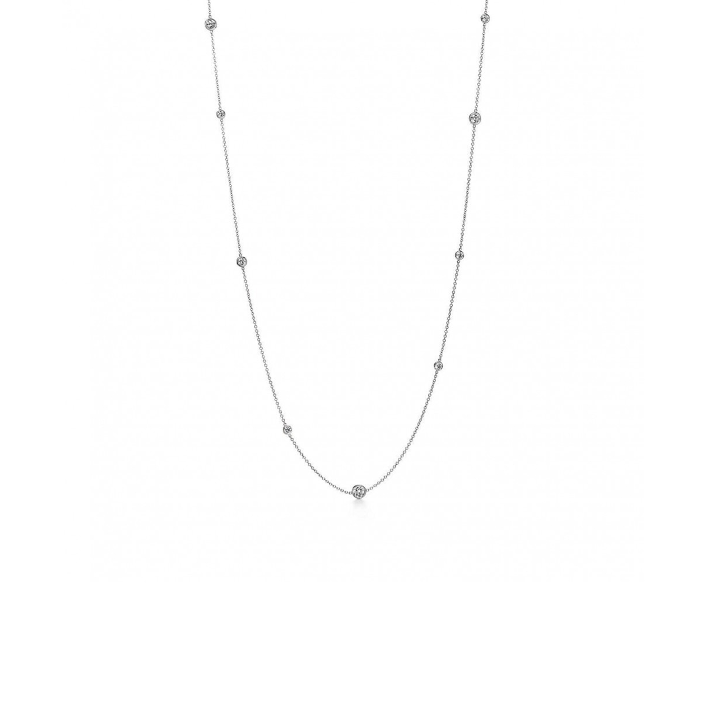 TIFFANY ELSA PERETTI® DIAMONDS BY THE YARD® SPRINKLE NECKLACE IN PLATINUM WITH DIAMONDS 43606248